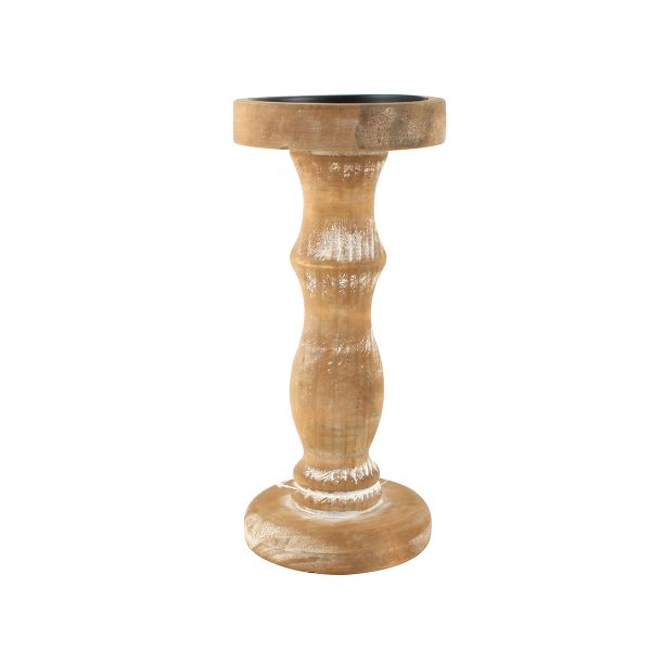 Wooden Candle Holder Large