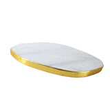 Wendell Marble Cheeseboard with Gold Foil - Small