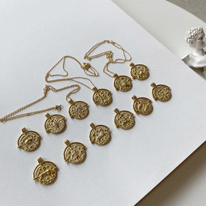 The Zodiac 18k Gold Necklace
