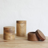 Huba Wooden Canisters