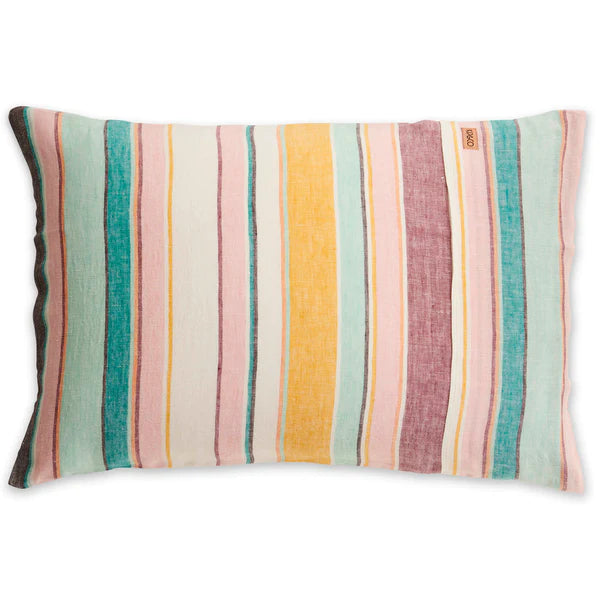 Hat Trick Woven Stripe Linen Pillowcases King