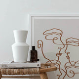 Loren Vase - Smooth White