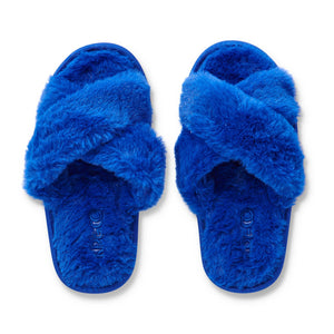 Dazzling Blue Slippers Adult and Kids