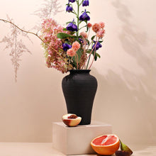 Load image into Gallery viewer, Ophelia Vase - Matte Coal

