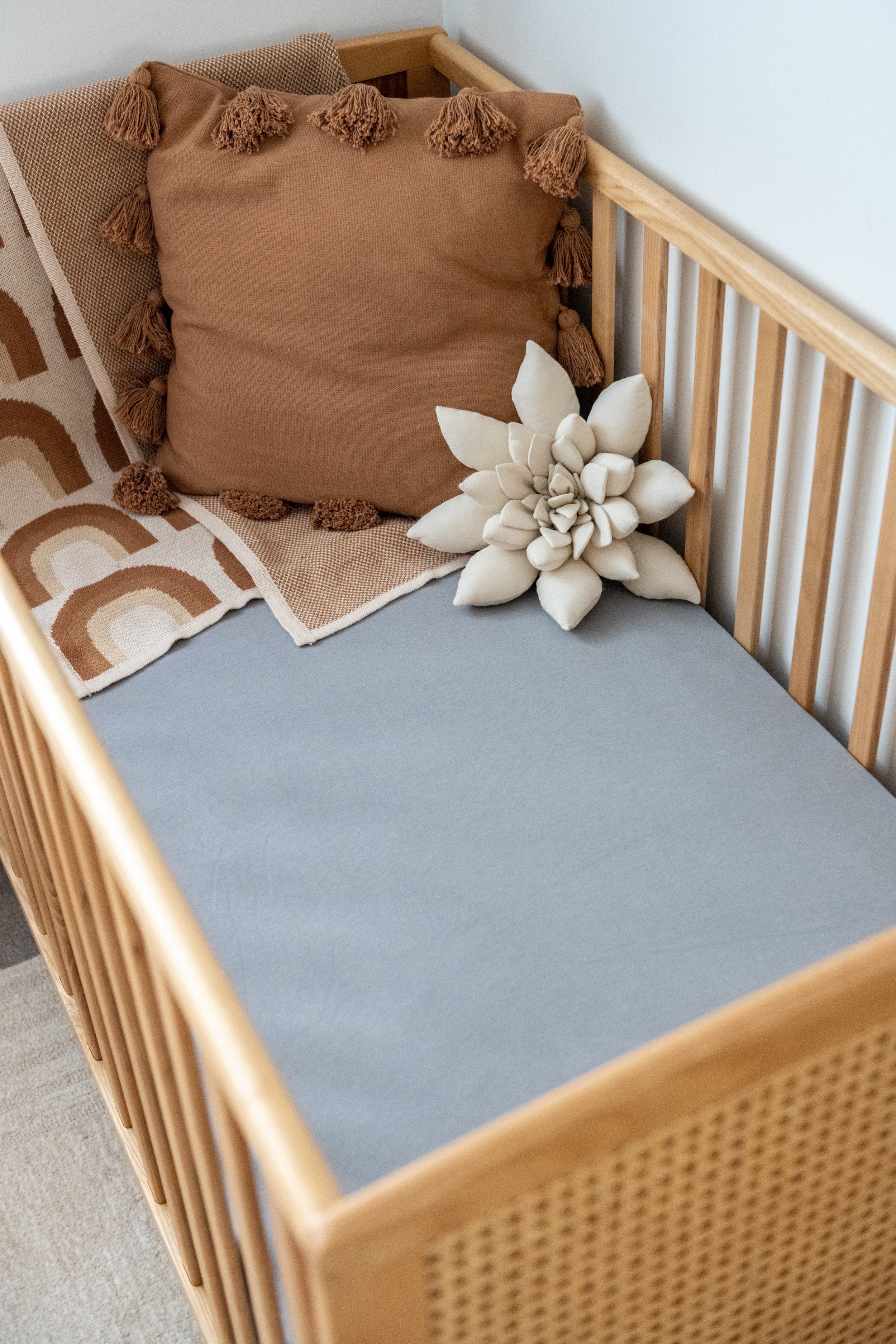 Organic Fitted Sheets Cloud