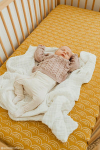 Organic Cotton + Bamboo Fitted Sheets - Sunset