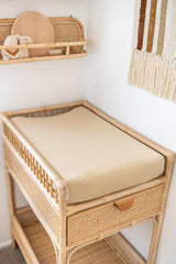 Organic Fitted Sheets Oat