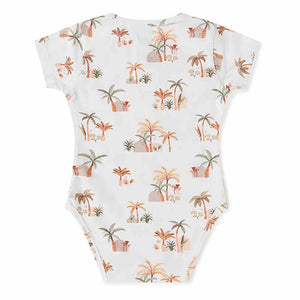 Palm Springs Short Sleeve Organic Bodysuit