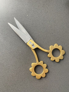 Flower Brass Scissors