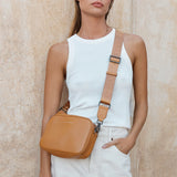 Plunder Bag with Webbed Strap - Tan