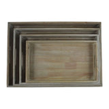 White Washed Vintage Trays