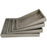 White Washed Vintage Trays