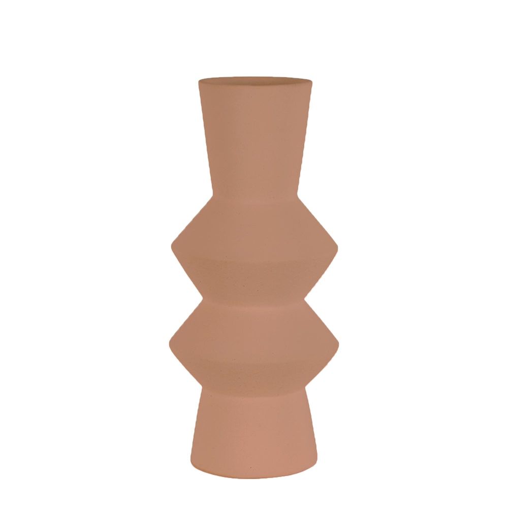 Ellington Stoneware Vase Earth Pink Large